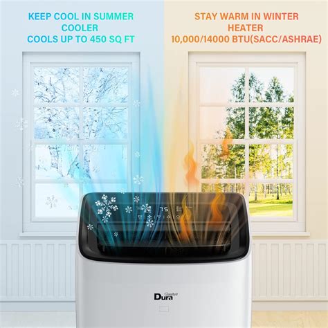 Duracomfort Cooling Heating Portable Air Conditioners Btu Ashrae