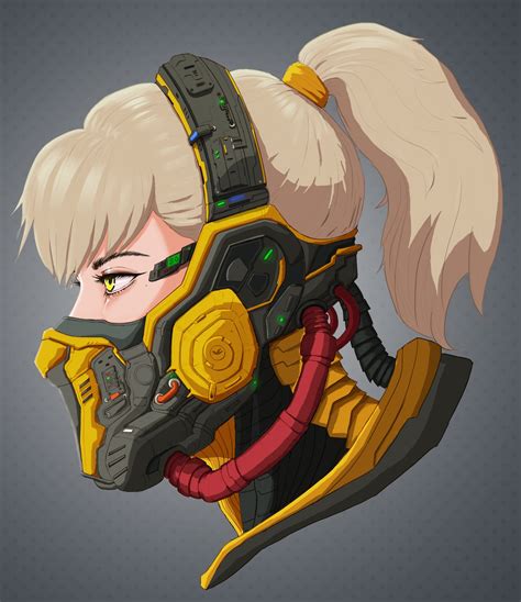 Artstation Sci Fi Girl Mask