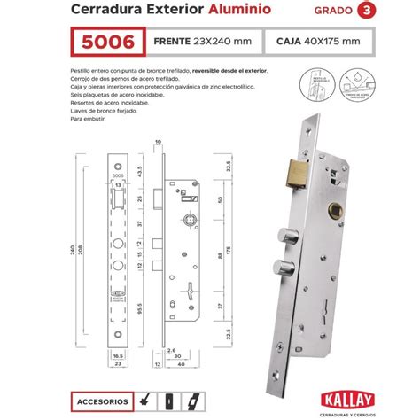 Cerradura Kallay Comprar En Tenderete En Linea