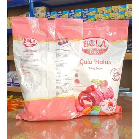 Jual G Tepung Gula Bola Deli Icing Sugar Bola Deli Shopee Indonesia