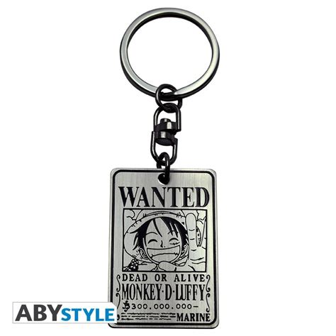 One Piece Keychain Wanted Luffy Millions