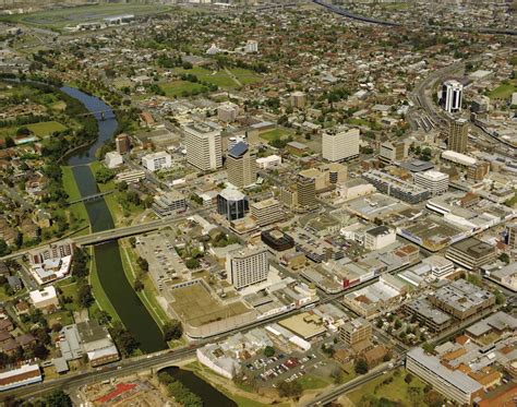 Aerial Photo Of Parramatta River And City Centre Parramatta History