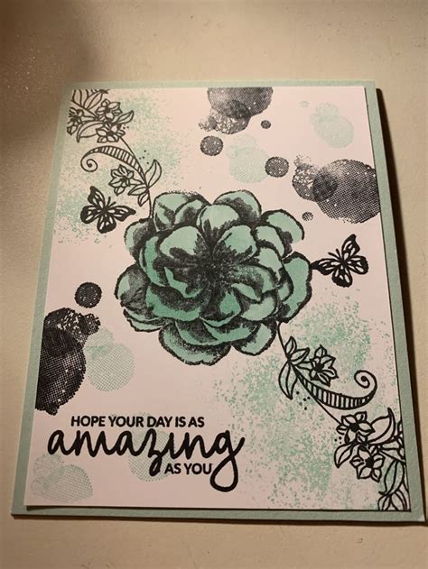 Used Sentimental Rose From Aprils Paper Pumpkin Kit And The Rest I