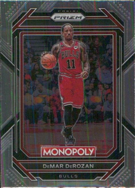 Amazon 2022 23 PANINI MONOPOLY PRIZM 13 DEMAR DEROZAN CHICAGO