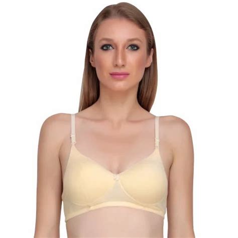 Cotton T Shirt Women Padded Bra Plain At Rs 90 Piece In Gautam Budh