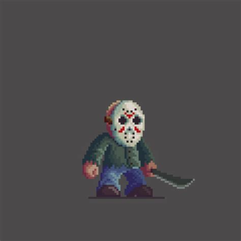 Jason Voorhees Pixel Art by Dulcahn on DeviantArt