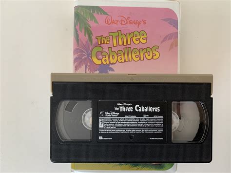 Walt Disneys The Three Caballeros Vhs Originally From Etsy Uk