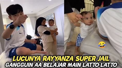 Lucu Rayyanza Jail Banget Gak Berhenti Gangguin Aa Rafathar Belajar