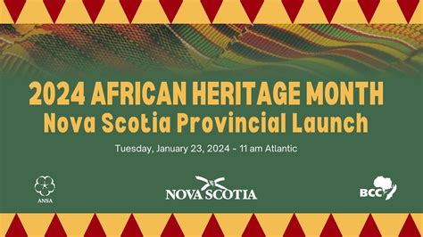 African Heritage Month Nova Scotia Provincial Launch Youtube