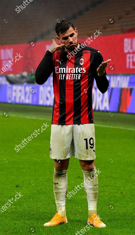 Ac Milans Theo Hernandez Celebrates His Editorial Stock Photo - Stock ...