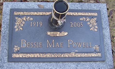 Bessie Mae Hoskins Powell 1919 2005 Find A Grave Memorial