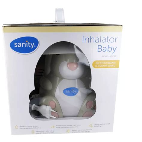 SANITY Inhalator Baby Inhalator Dla Dzieci Model AP 2116 1 Sztuka