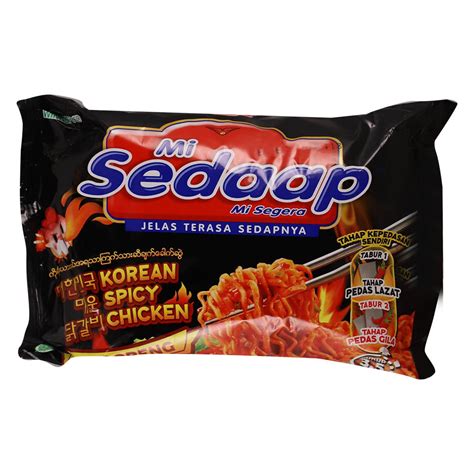 Mi Sedaap Instant Migoreng Noodle Korea Spicy Chicken 87g Mi Sedaap