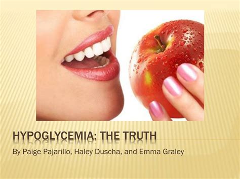 Ppt Hypoglycemia The Truth Powerpoint Presentation Free Download