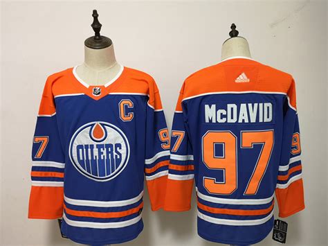 Men's Edmonton Oilers #97 Connor McDavid Navy 2022-23 Reverse Retro ...