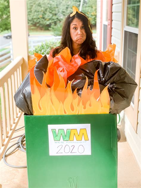 How To Make A Dumpster Fire Costume Lola Lambchops