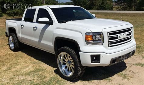 2014 Gmc Sierra 1500 With 22x10 25 American Force Burnout Ss And 33 12 5r22 Fuel Mud Gripper