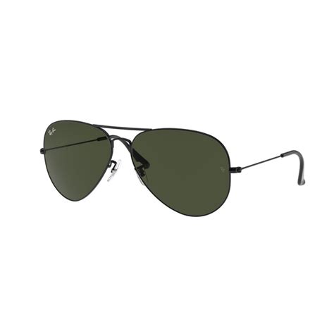 Ray Ban RB 3026 Aviator Large Metal Ii L2821 Black Sunglasses Man