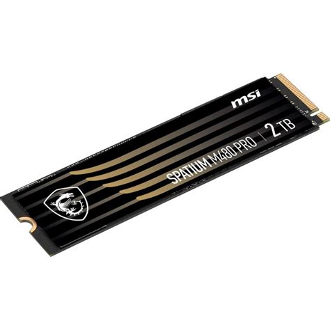 Disque Dur Interne Ssd Msi Spatium M Pro Pcie Nvme M To