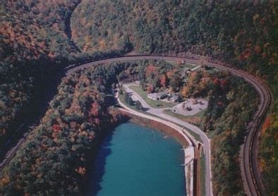 Horseshoe Curve National Historic Landmark in Altoona, Pennsylvania ...