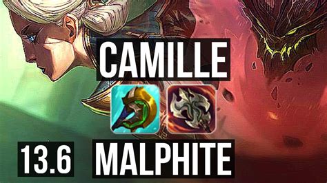 Camille Vs Malphite Top M Mastery Games Kr