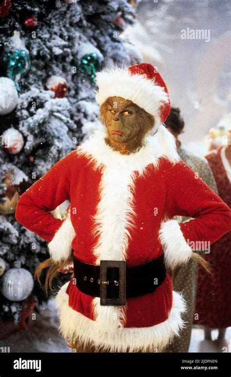 Jim Carrey How The Grinch Stole Christmas 2000 Stock Photo Alamy