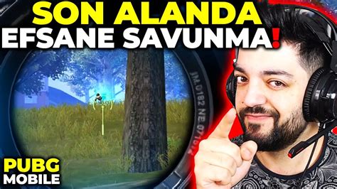 Son Alanda Efsane Savunma Pubg Mob Le Youtube