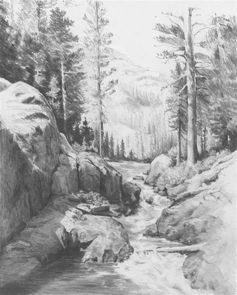 Pin by Amanda Rogers on to sketch | Pinterest | Landscape drawings