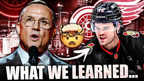 WHAT WE LEARNED FROM STEVE YZERMAN ALEX DeBRINCAT Detroit Red Wings