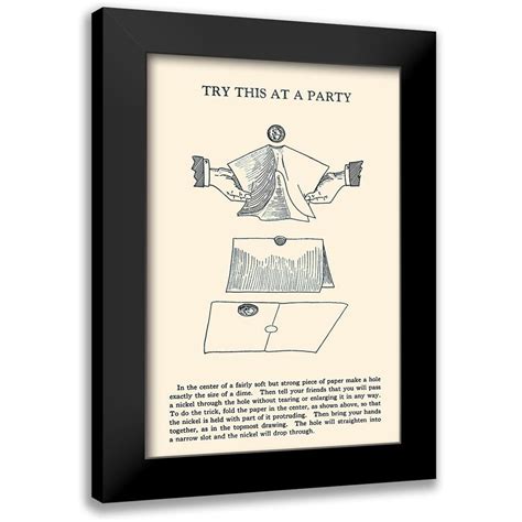 Retromagic X Black Modern Framed Museum Art Print Titled Try This