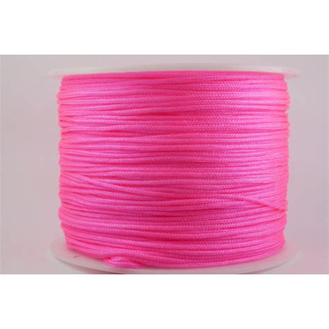 D110 Makramee Garn 1mm Neon Pink CHRISOLLY 0 24