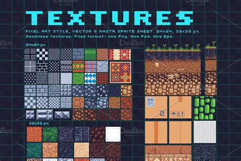 Textures Pixel Art Set #affiliate