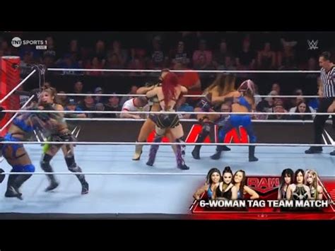 Lyra Valkyria Kayden Carter Katana Chance Vs Damage Ctrl Wwe Raw