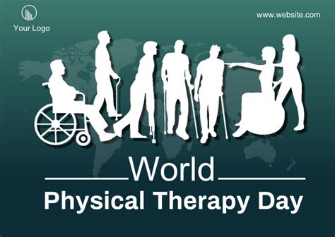 World Physical Therapy Day Postcard Template Postermywall