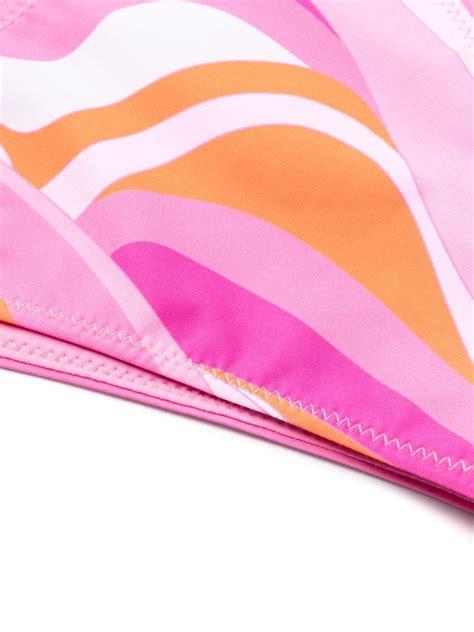 MC Saint Barth Abstract Print Bikini Bottoms Farfetch