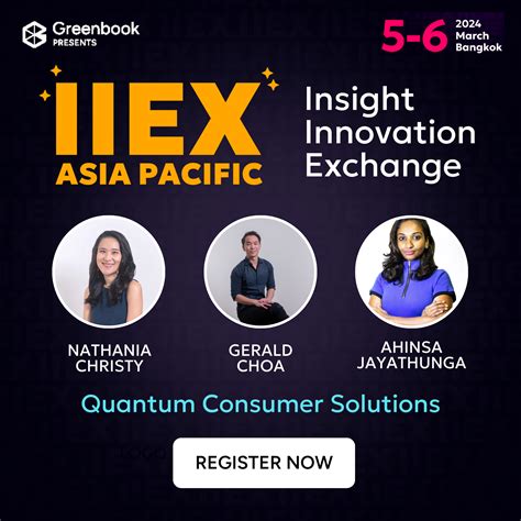 Quantum Is Speaking At Greenbook Iiex Bangkok Quantum Consumer Solutions