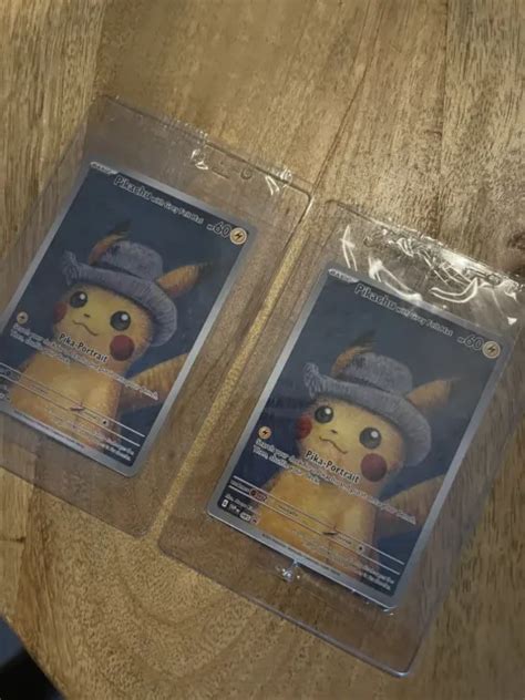 Pikachu With Grey Felt Hat Carte Pok Mon Promo Pikachu Van Gogh Svp