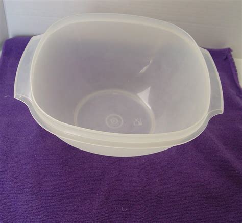 Amazon Vintage Tupperware Sheer Large Servalier Bowl NO LID