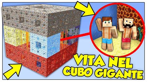 Come Sopravvivere Nel Cubo Pi Grande Di Minecraft Ita Youtube