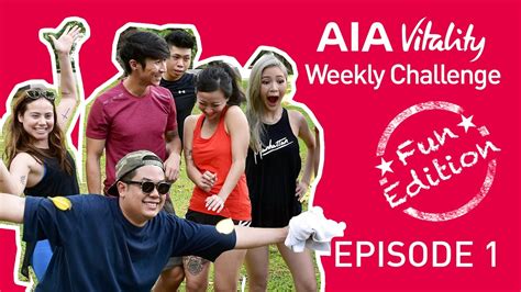 Aia Vitality Weekly Challenge Fun Edition Episode 1 Youtube