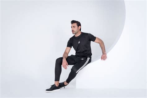 Black Tril-line Mens Tracksuit for Summer (Half Sleeve) – Infinity Clothing