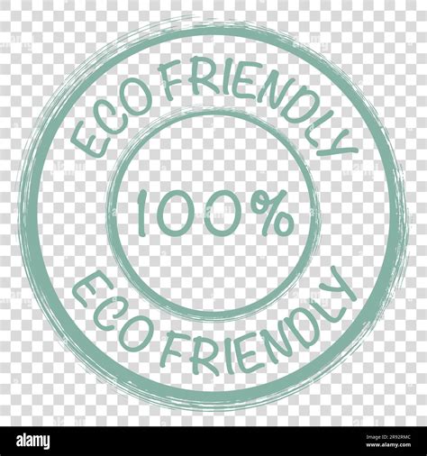 Eco Friendly Sticker Label Badge And Logo Ecology Icon Stamp For