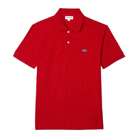 Mua O Polo Nam Lacoste Men S Classic Fit Speckled Print Cotton Pique