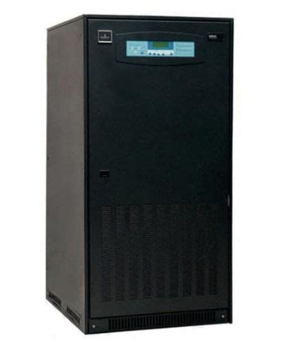 Black Three Phase Liebert Industrial Online Ups System 30kva At Best