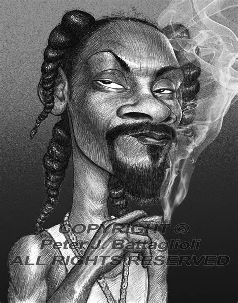 Snoop Dogg Cartoon Caricature Art Print | Etsy