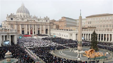 Pope Praises Wise Tender Benedict At Solemn Burial BBC News