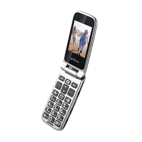 Telefon Na Tipke Artfone G6 Preklop Silver Kod Mitra