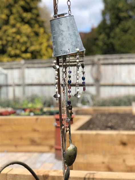 DIY Bird Scarer or Recycled Wind Chime Craft