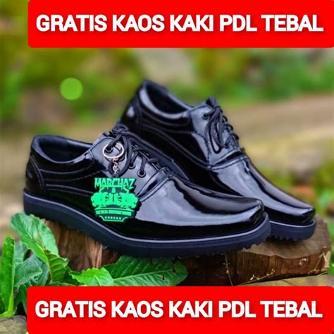 Jual SEPATU PDH KULIT SAPI ASLI KILAP MERK MARCHAZ SEPATU PDH DINAS