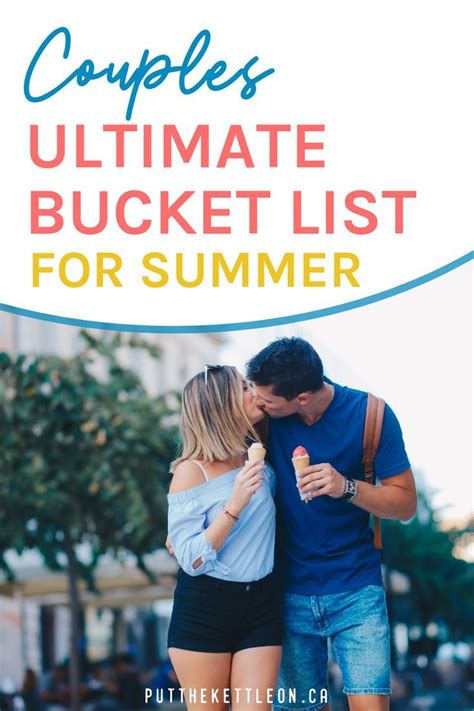 Couples Bucket List For Summer Free Printable Couple Bucket List